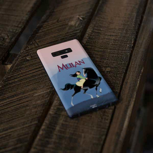 Disney Mulan Riding Khan Galaxy Note 9 Skin