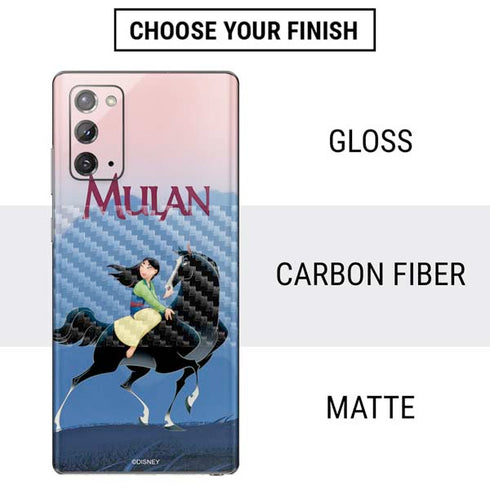 Disney Mulan Riding Khan Galaxy Note20 5G Skin