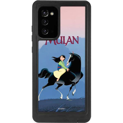 Disney Mulan Riding Khan Galaxy Note20 5G Waterproof Case