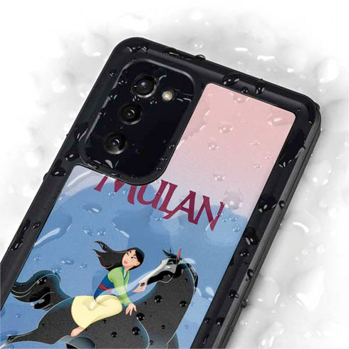 Disney Mulan Riding Khan Galaxy Note20 5G Waterproof Case