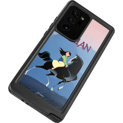 Disney Mulan Riding Khan Galaxy Note20 Ultra 5G Waterproof Case