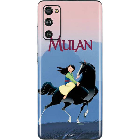 Disney Mulan Riding Khan Galaxy S20 Fan Edition Skin