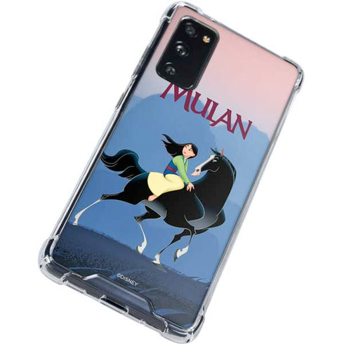 Disney Mulan Riding Khan Galaxy S20 FE Clear Case