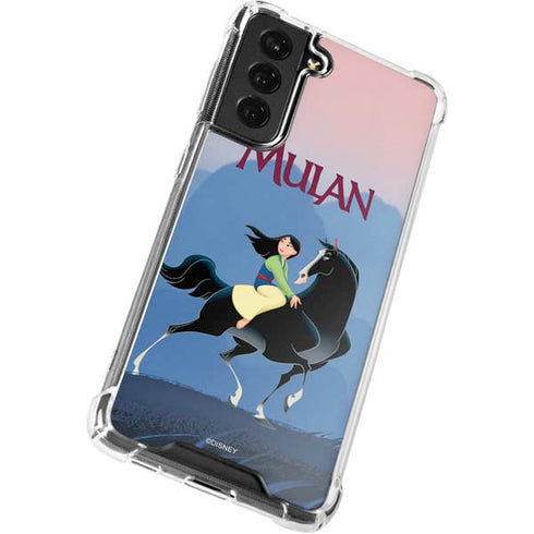 Disney Mulan Riding Khan Galaxy S21 FE Clear Case