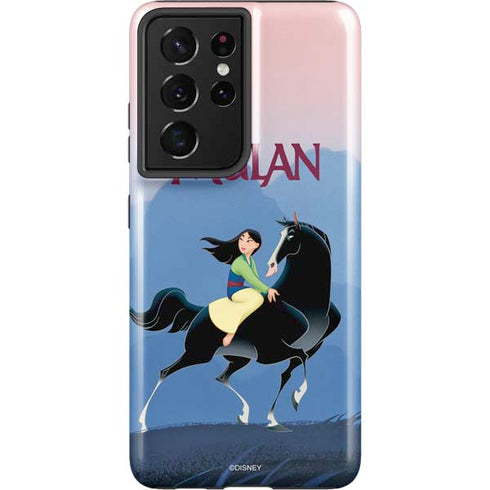 Disney Mulan Riding Khan Galaxy S21 Ultra 5G Pro Case