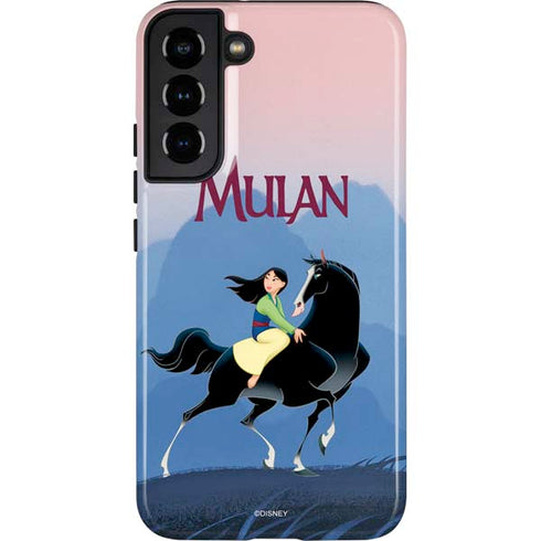 Disney Mulan Riding Khan Galaxy S22 Plus Pro Case