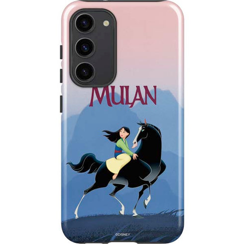 Disney Mulan Riding Khan Galaxy S23 Plus Pro Case