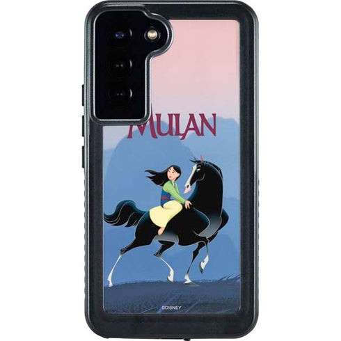 Disney Mulan Riding Khan Galaxy S23 Plus Waterproof Case