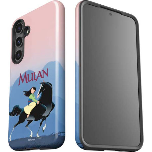 Disney Mulan Riding Khan Galaxy S24 Plus Impact Case