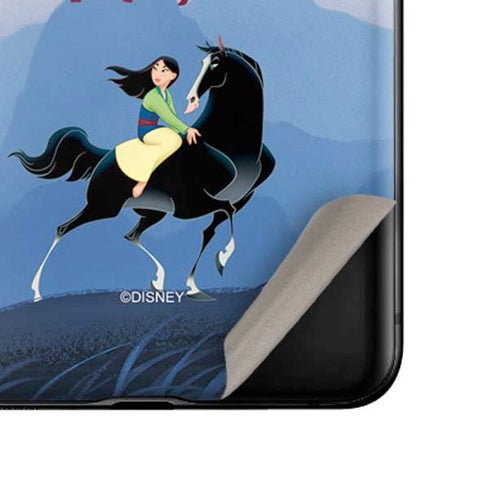 Disney Mulan Riding Khan Galaxy Z Flip Skin