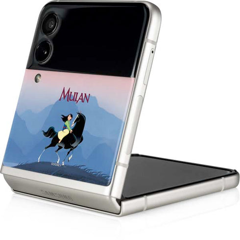Disney Mulan Riding Khan Galaxy Z Flip4 5G Skin