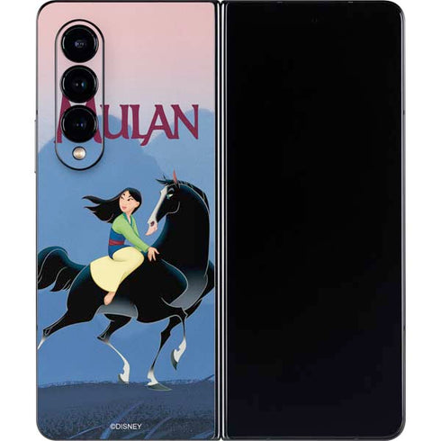 Disney Mulan Riding Khan Galaxy Z Fold4 5G Skin