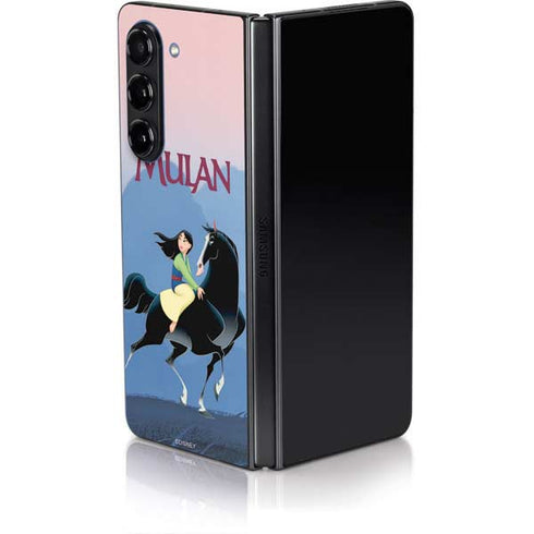 Disney Mulan Riding Khan Galaxy Z Fold5 5G Skin