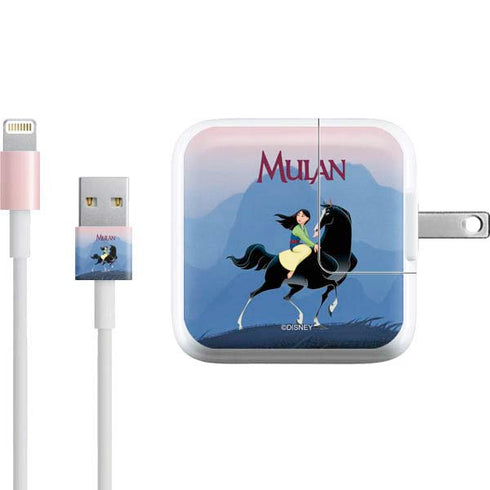 Disney Mulan Riding Khan iPad Charger (10W USB) Skin