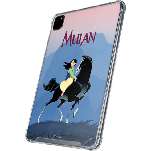 Disney Mulan Riding Khan iPad Pro 12.9in (2020) Clear Case