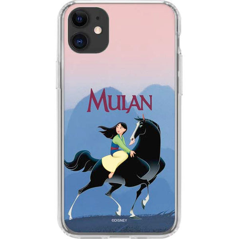 Disney Mulan Riding Khan iPhone 11 Clear Case