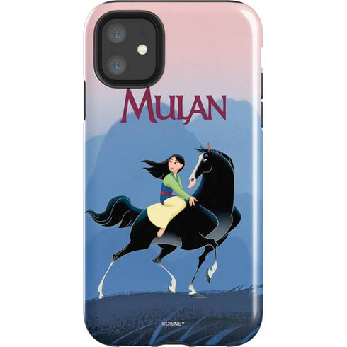 Disney Mulan Riding Khan iPhone 11 Impact Case