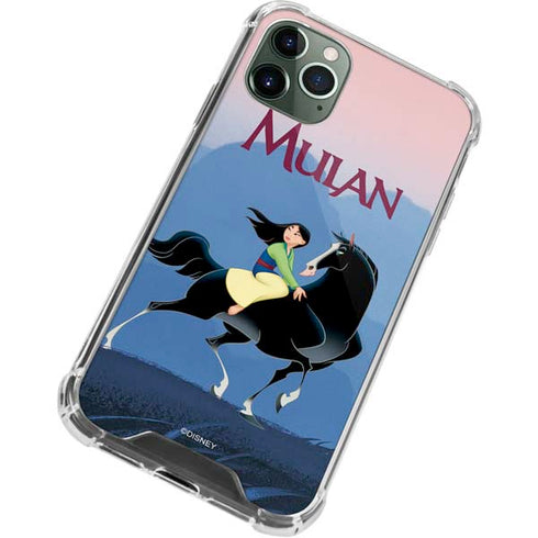 Disney Mulan Riding Khan iPhone 11 Pro Max Clear Case