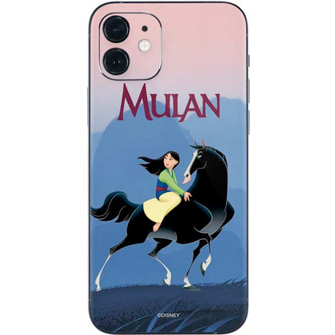 Disney Mulan Riding Khan iPhone 12 Mini Skin