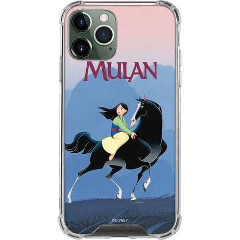 Disney Mulan Riding Khan iPhone 12 Pro Clear Case
