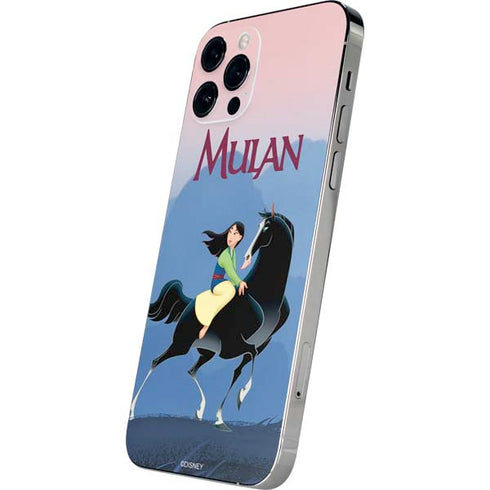 Disney Mulan Riding Khan iPhone 12 Pro Skin
