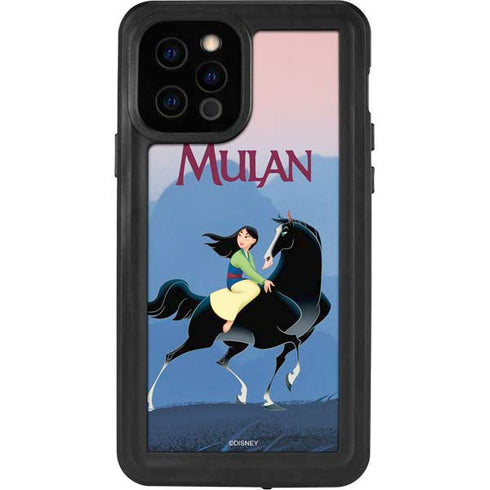 Disney Mulan Riding Khan iPhone 12 Pro Waterproof Case
