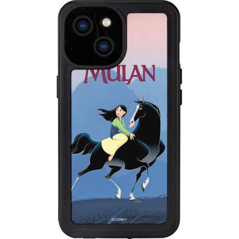 Disney Mulan Riding Khan iPhone 13 Mini Waterproof Case