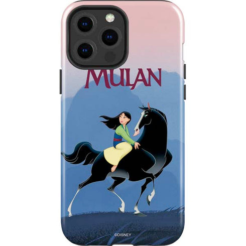 Disney Mulan Riding Khan iPhone 13 Pro Max Impact Case