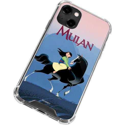 Disney Mulan Riding Khan iPhone 14 Clear Case