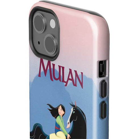 Disney Mulan Riding Khan iPhone 15 Impact Case