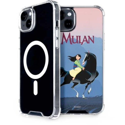 Disney Mulan Riding Khan iPhone 15 Plus MagSafe Case