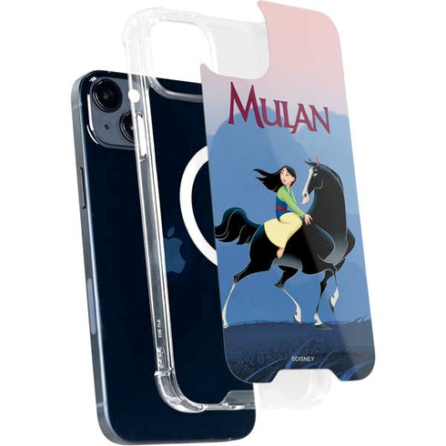 Disney Mulan Riding Khan iPhone 14 Plus MagSafe Case