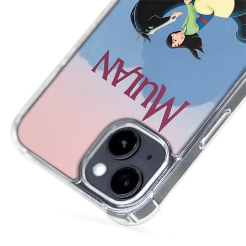 Disney Mulan Riding Khan iPhone 15 Plus MagSafe Case