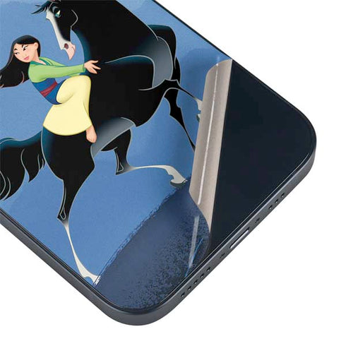 Disney Mulan Riding Khan iPhone 15 Plus Skin
