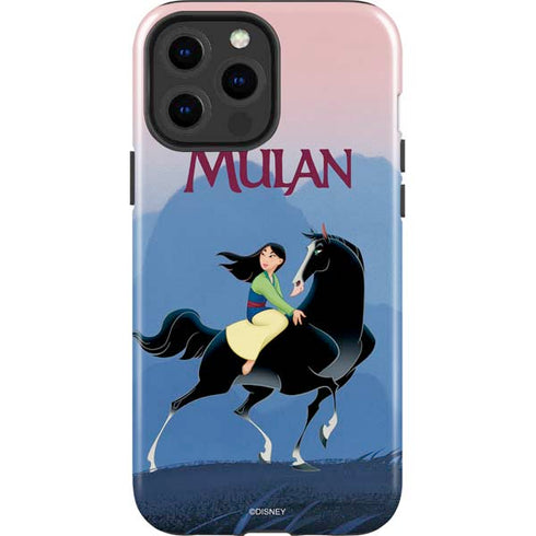 Disney Mulan Riding Khan iPhone 14 Pro Max Impact Case