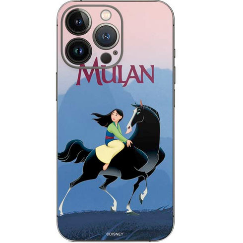 Disney Mulan Riding Khan iPhone 14 Pro Skin