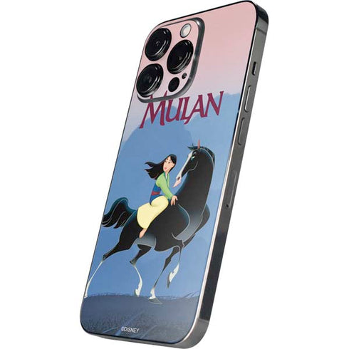Disney Mulan Riding Khan iPhone 14 Pro Skin