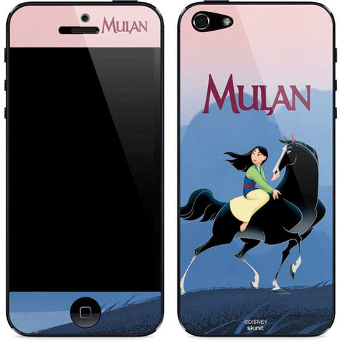 Disney Mulan Riding Khan iPhone 5/5s/5SE Skin