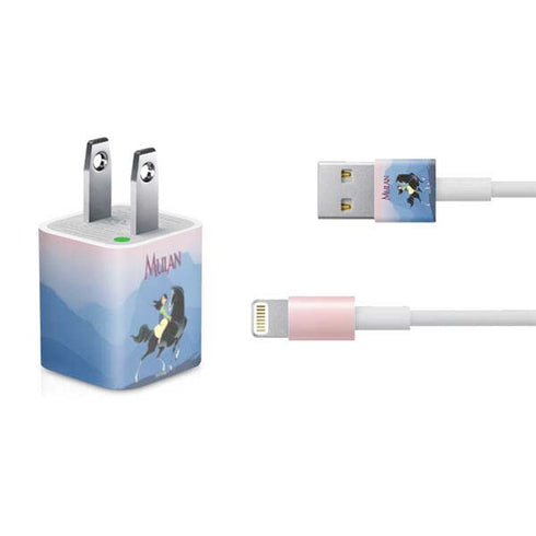 Disney Mulan Riding Khan iPhone Charger (5W USB) Skin
