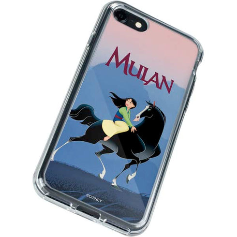 Disney Mulan Riding Khan iPhone SE (2nd & 3rd Gen) Clear Case