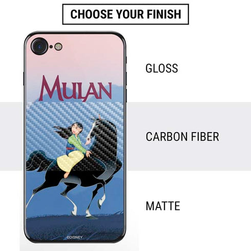 Disney Mulan Riding Khan iPhone SE (2nd & 3rd Gen) Skin