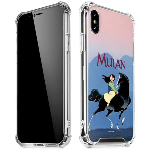 Disney Mulan Riding Khan iPhone XS Max Clear Case