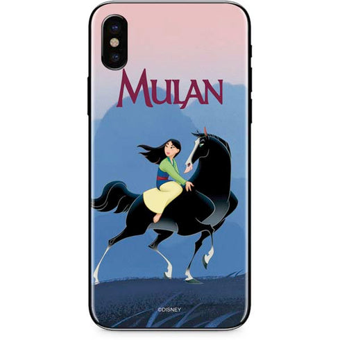 Disney Mulan Riding Khan iPhone XS Skin