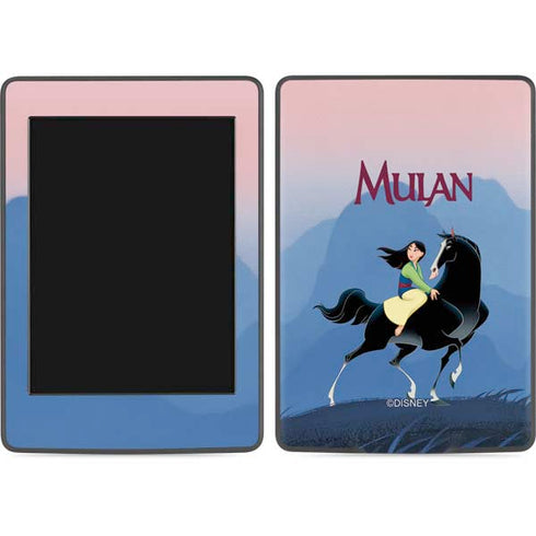 Disney Mulan Riding Khan Amazon Kindle Skin