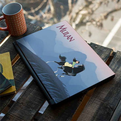 Disney Mulan Riding Khan MSI GS65 Stealth Laptop Skin