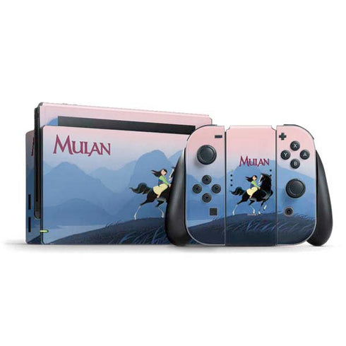 Disney Mulan Riding Khan Nintendo Switch Bundle Skin