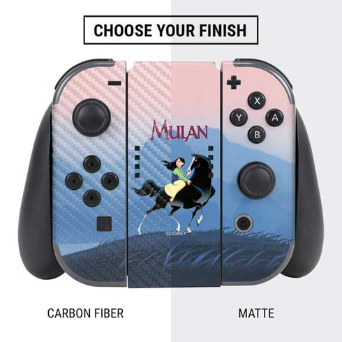Disney Mulan Riding Khan Nintendo Switch Bundle Skin