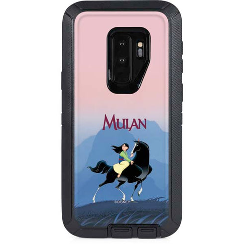Disney Mulan Riding Khan Otterbox Defender Galaxy Skin