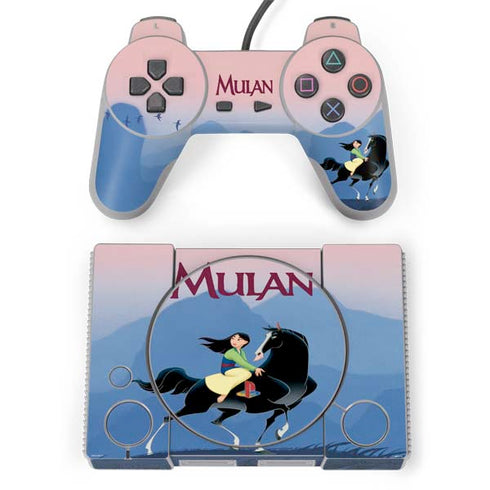 Disney Mulan Riding Khan PlayStation Classic Bundle Skin