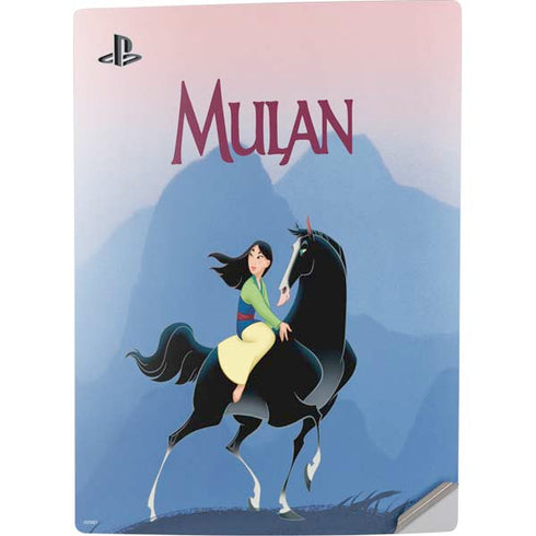 Disney Mulan Riding Khan PS5 Digital Edition Console Skin